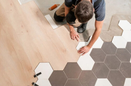 rinnovare un pavimento - doppia pavimentazione piastrelle legno